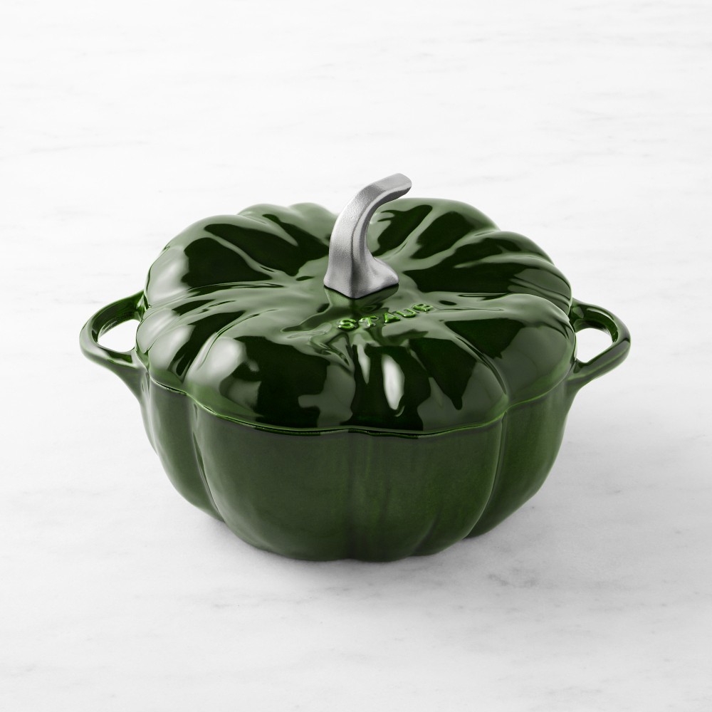 Staub Enameled Cast Iron Pumpkin Cocotte, 3.5-Qt