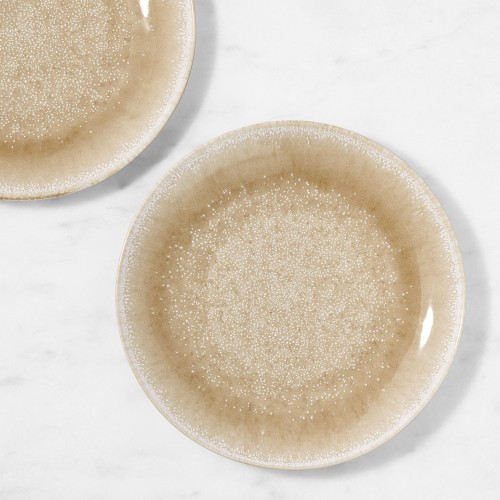 Cyprus Reactive Glaze Salad Plates, Set of 4, Sand