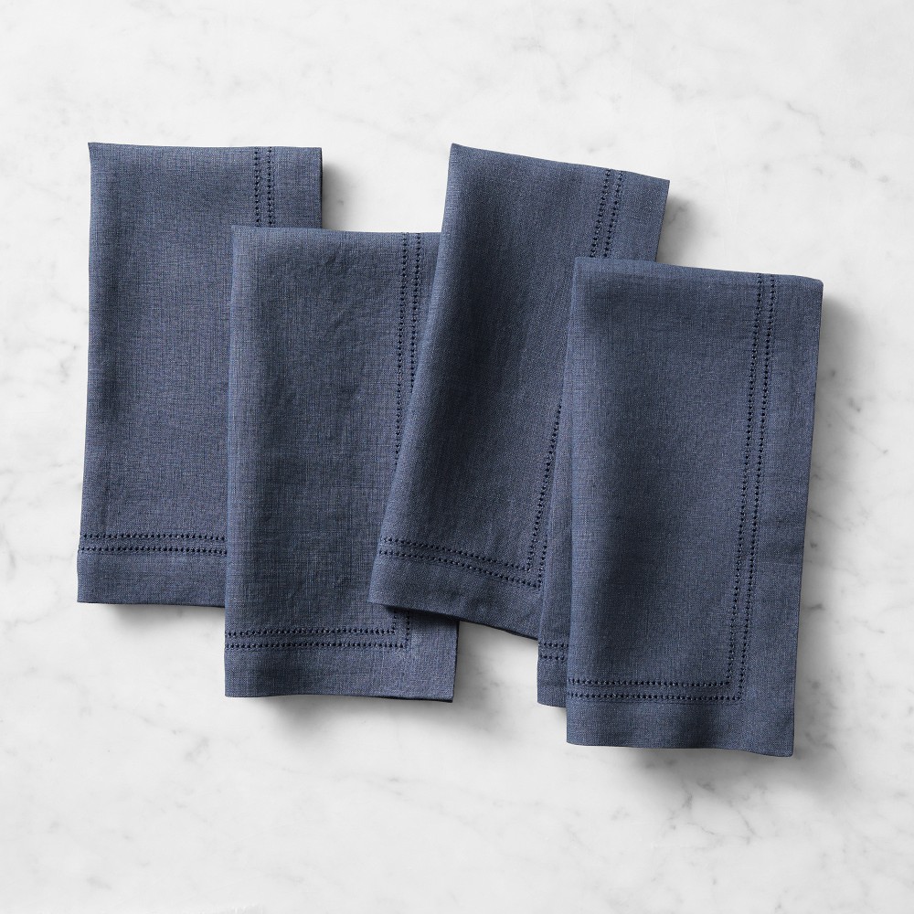 Linen Double Hemstitch Napkins