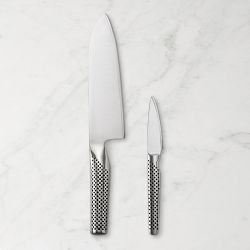 Global Classic Santoku &amp; Paring Knives, Set of 2