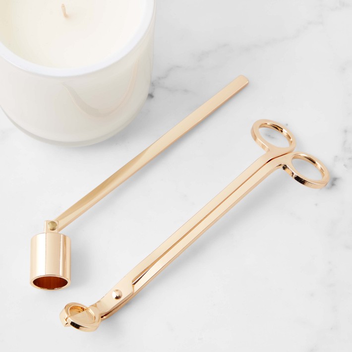 Snuffer and Trimmer Gold Set | Williams Sonoma