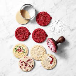 Williams Sonoma Holiday Silicone Cookie Stamps, Set of 4