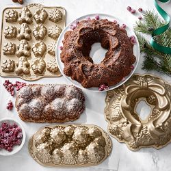 Nordic Ware Nonstick Cast Aluminum Holiday Bitelets Pan