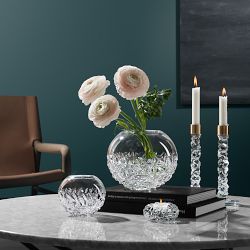 Orrefors Carat Candlestick, Set of 2