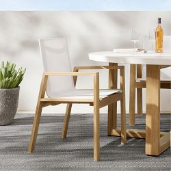 Santa Barbara Outdoor Natural Teak Dining Armchair