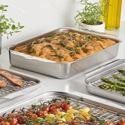 Hestan Provisions OvenBond Stainless-Steel Rectangular Pan