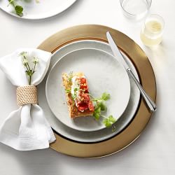 Light Woven Napkin Rings, Set of 4