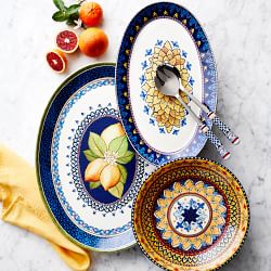 Sicily Ceramic Oval Platter