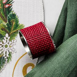 Chilewich Mini Basketweave Napkin Rings, Set of 4