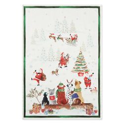 Holiday Dogs Tea Towels, Set of 2
