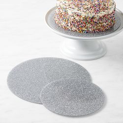 Flour Shop x Williams Sonoma Glitter Cake Boards, Set of 3