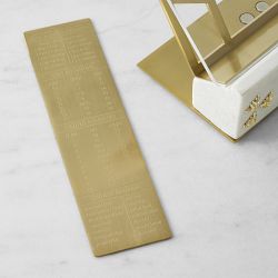 Honeycomb Marble Cookbook Holder