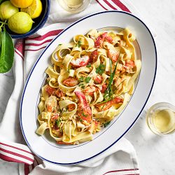 Apilco Tradition Blue-Banded Porcelain Oval Platter