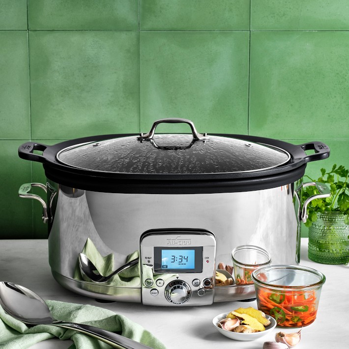 All-Clad Gourmet Plus Slow Cooker with All-In One Browning, 7-qt