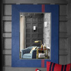 THE GEORGE x Williams Sonoma Home Leather Wrapped Mirror