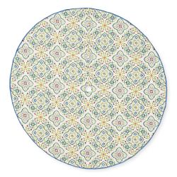 Palermo Sicily Oilcloth Outdoor Round Tablecloth