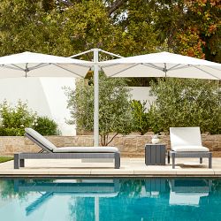 10' Sqaure Performance Dual Cantilever Umbrella