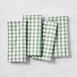 AERIN x Williams Sonoma Gingham Napkins, Set of 4