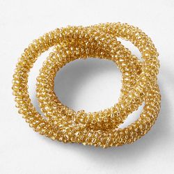 Beaded Napkin Rings, Set of 4