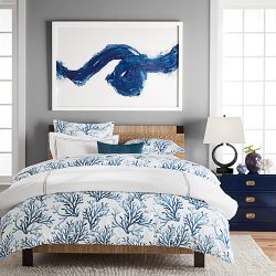 Printed Coral Duvet Cover &amp; Shams