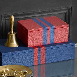 THE GEORGE x Williams Sonoma Home Leather Wrapped Boxes