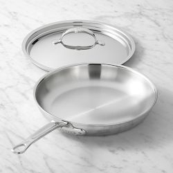 Hestan ProBond Luxe Professional Clad Stainless-Steel Covered Skillet