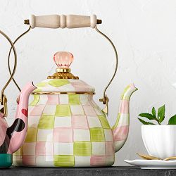 MacKenzie-Childs Palm Beach Tea Kettle, 2-Qt.