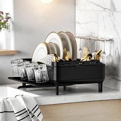 simplehuman&#8482; Steel Frame Kitchen Dishrack