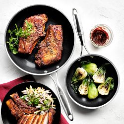 Zwilling Forte Plus Ceramic Nonstick 3-Piece Fry Pan Set