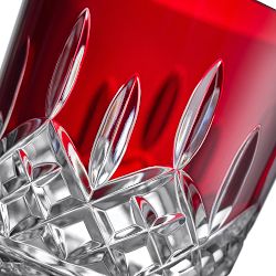 Waterford Lismore Red Double Old-Fashioned Glasses , Set of 2