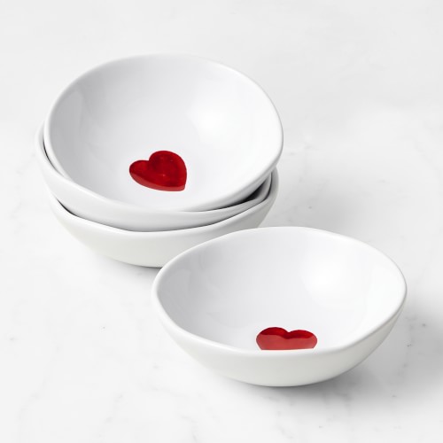 Heart Bowls, Set of 4