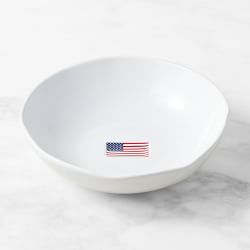 American Flag Serving Bowl