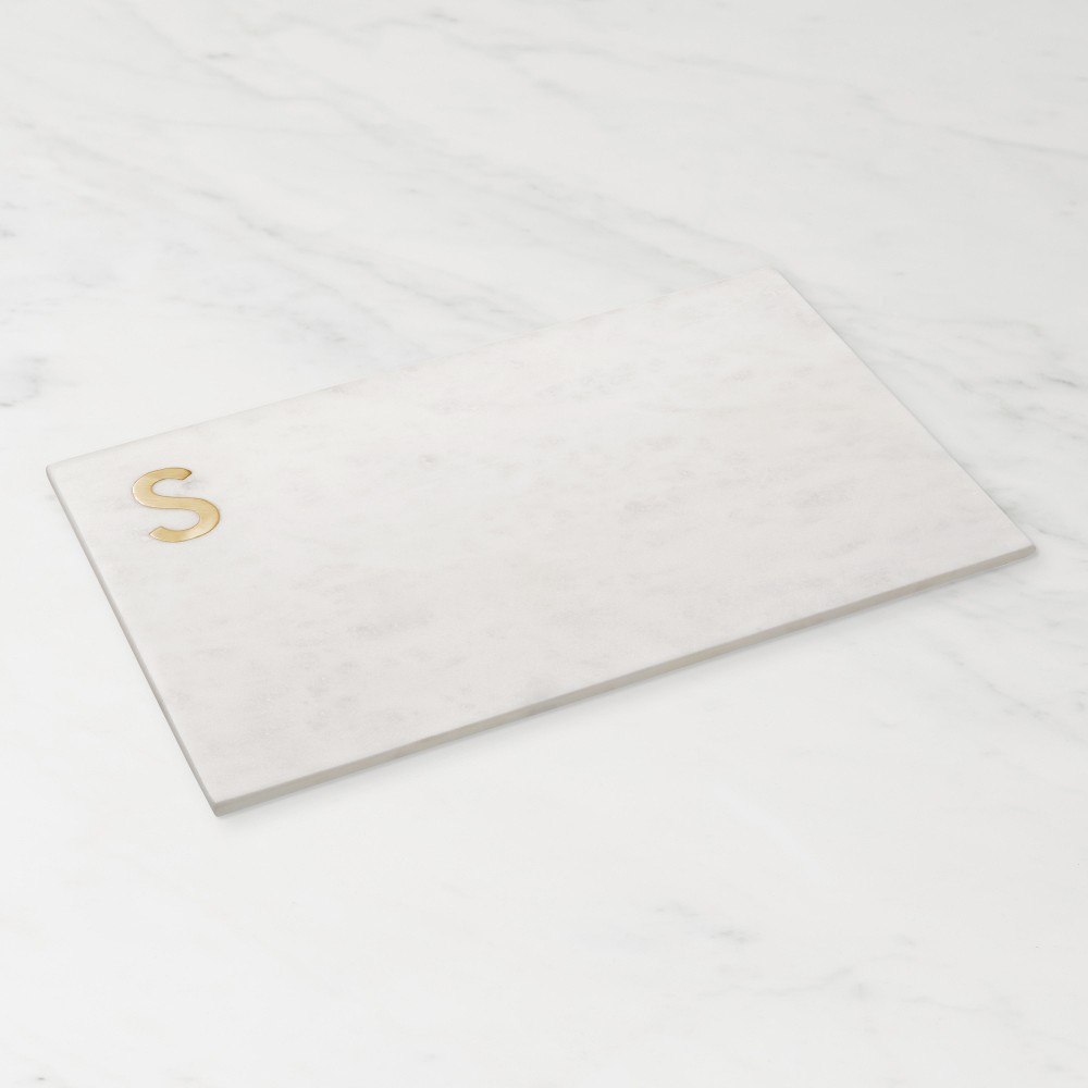 Marble & Brass Monogram Board