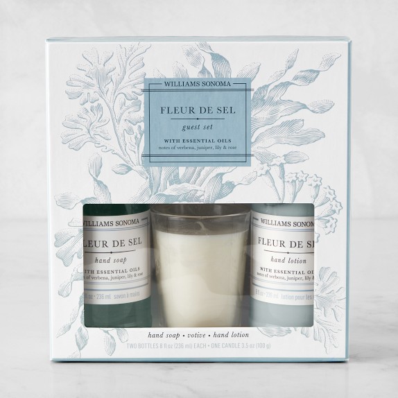 Williams Sonoma Fleur De Sel Guest Set