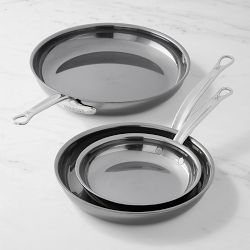 Hestan NanoBond Titanium Stainless-Steel 3-Piece Fry Pan Set, 8 1/2", 11", & 12"