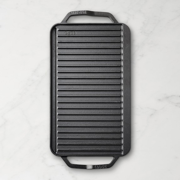 Lodge Chef Collection Cast-Iron Double Burner Reversible Grill +