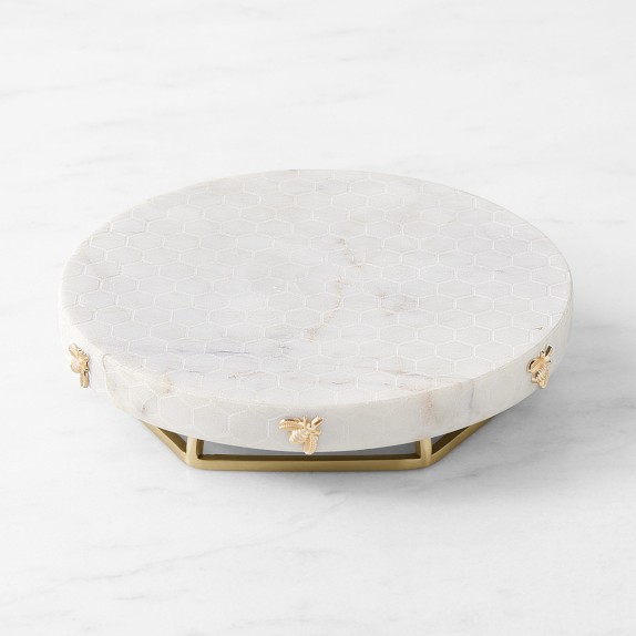 Honeycomb Marble Trivet | Williams Sonoma