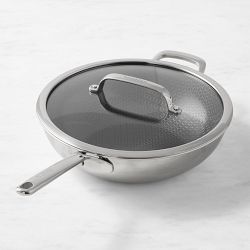 GreenPan Spectra with ThermoBond Ceramic Nonstick Covered Wok, 12"