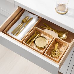 Hold Everything Modular Organizer Woven, Rattan