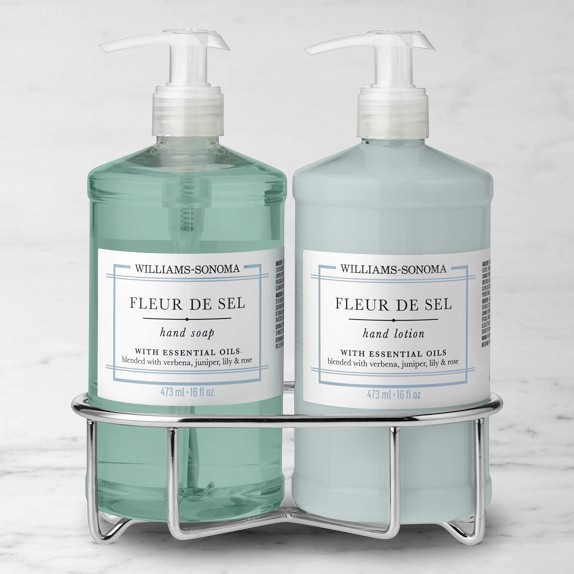 Williams Sonoma Fleur De Sel Hand Soap & Lotion 3-Piece Set