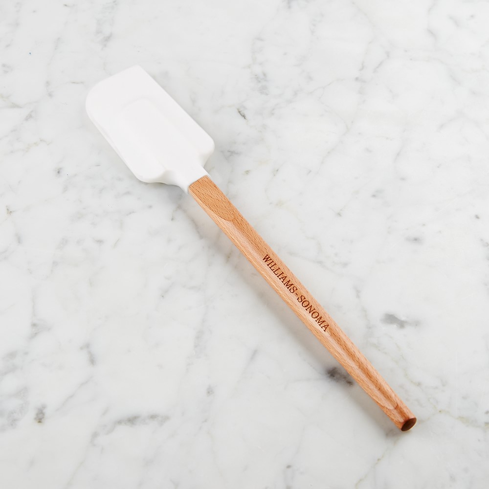Williams Sonoma Classic Wood Spatula - Medium, White