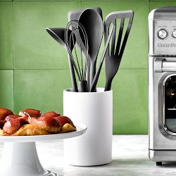 GreenPan™ Silicone Utensils with Utensil Holder, Set of 7