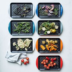 Le Creuset Enameled Cast Iron Skinny Grill - Thumbnail 3