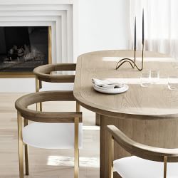 Tulip Upholstered Dining Armchair