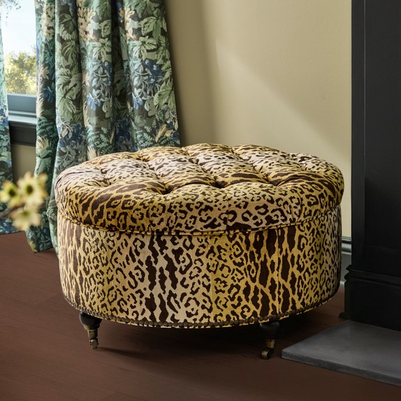 Soho Tufted Round Storage Ottoman (36")