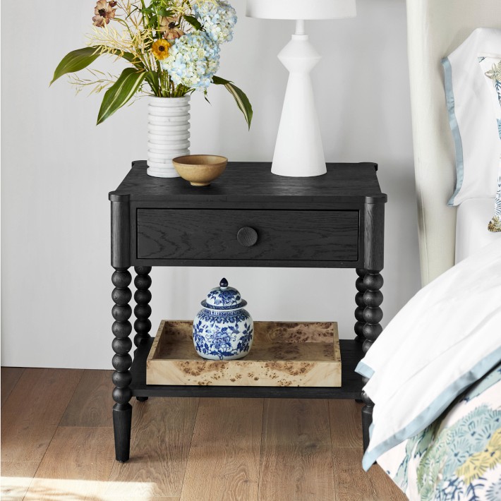 Spindle 1-Drawer Nightstand 28