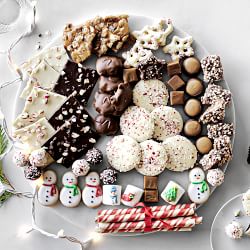 Williams Sonoma Chocolate Peppermint Rolled Wafers