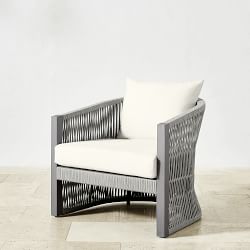 Pasadena Outdoor Metal Club Chair