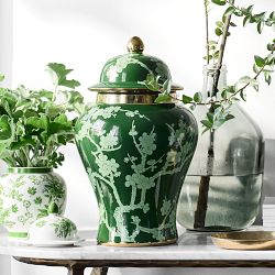 Green Ginger Jar, Cherry Blossom