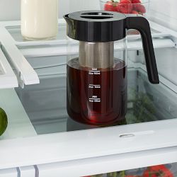 Instant Cold Brew Glass Coffee Maker, 32-oz